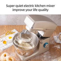 Batteur sur socle SUNATUR 8L : Mélange puissant, pétrissage et fermentation de la pâte